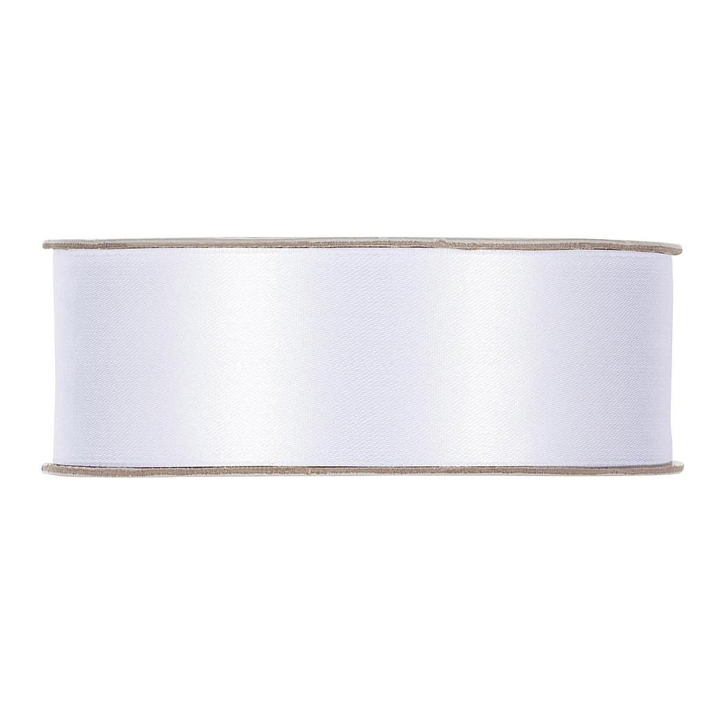 RUBAN SATIN 25mm x 50 m_BLANC_1474G 01