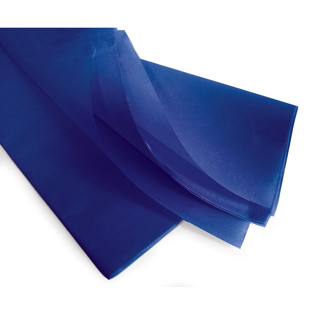 RAME PAPIER DE SOIE BLEU_75x50cm_17gr/m2 _x240 FEUILLES_SMOOTH / SIRIUS_840048