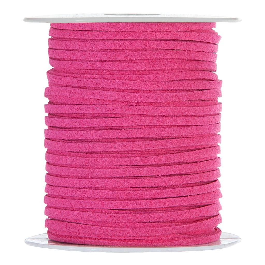 CORDELETTE CUIR 3mm x 45m_ FUCHSIA_2778 12