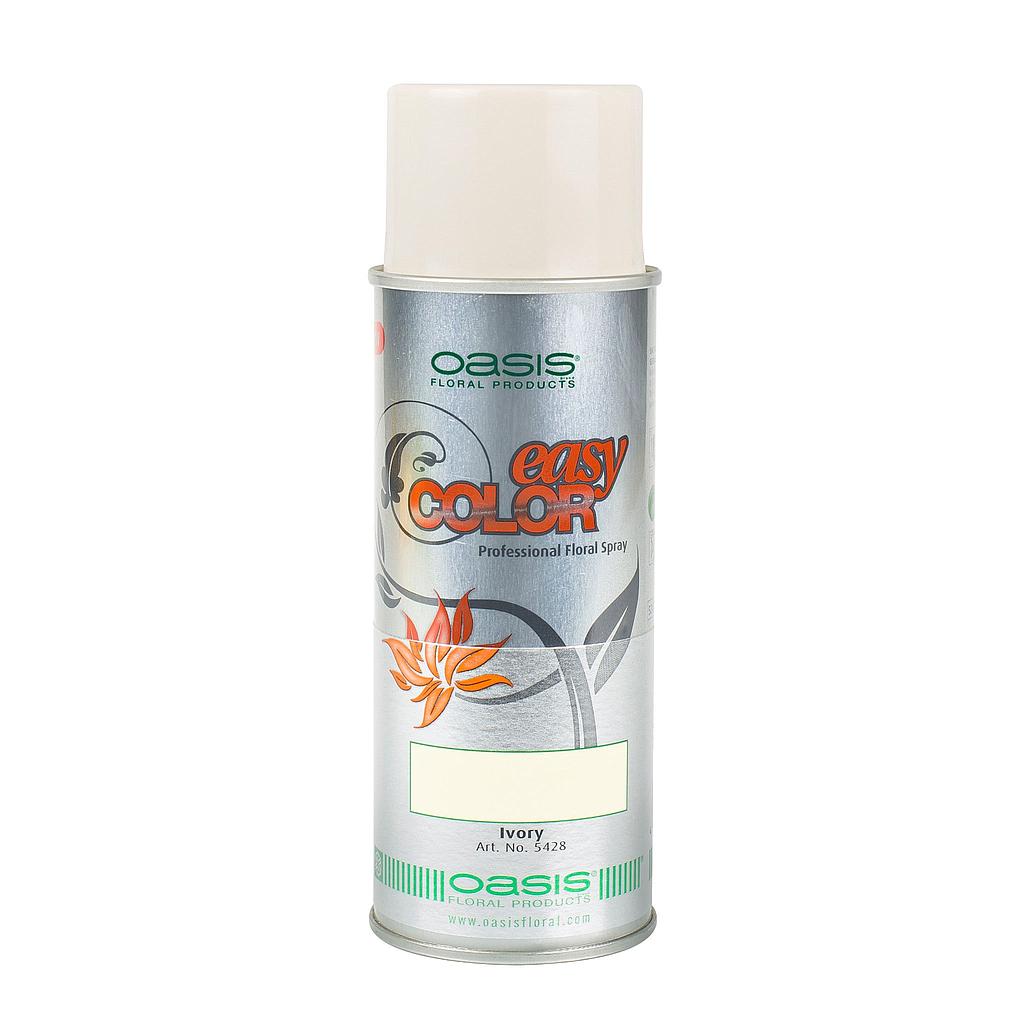 SPRAY COULEUR_IVOIRE_BOMBE DE PEINTURE POUR FLEURS_ EASY COLOR_400ml_OASIS_30-05428